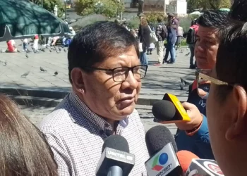 El exdirigente de la Cor El Alto ROberto de la Cruz.
Foto: Rafael Sempértegui.