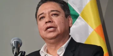 El vocero presidencial, José Luis Gálvez. Foto: APG