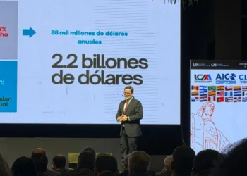 Antelo durante su participación en el foro. Foto: Cainco