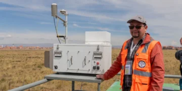 La UMSA inaugura laboratorio móvil en El Alto para analizar la calidad del aire. FOTO: UMSA