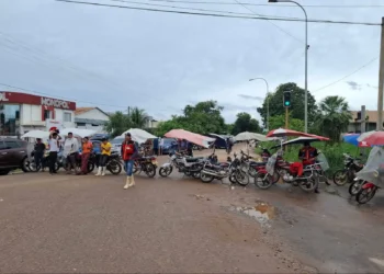 Los mototaxistas bloquearon la avenida Panamericana/RRSS