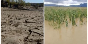 Sequías extremas y lluvias intensas azotaron a Cochabamba en el primer trimiestre de este año. FOTO: RRSS