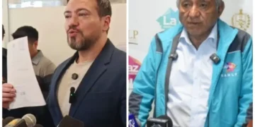 El diputado Alejandro Reyes envió una solicitud para solicitar el arraigo del alcalde de La Paz, Iván Arias. FOTO: RRSS