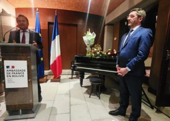 Acto de lanzamiento del Círculo Franco-Boliviano de Asuntos Empresariales. Foto: Embajada de Francia en Bolivia