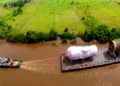 La Hidrovía, un sistema fluvial que permite a cinco países ocupar sus aguas navegables para el transporte naviero. Foto: Mercosur Economic