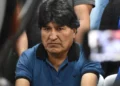 Evo Morales, expresidente del Estado.
Foto: DTV.