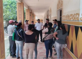Representantes de pueblos indígenas durante una reunión. Foto: Odpib