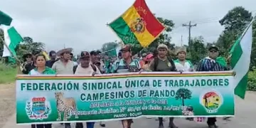 Marcha se dirige a La Paz. Foto: RRSS
