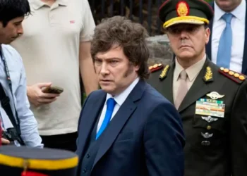 El presidente de Argentina, Javier Milei durante un acto protocolar. Foto: Europa Press