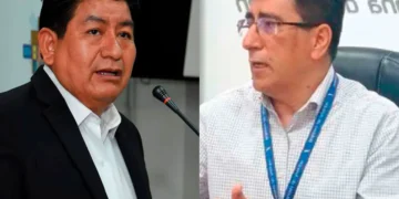Edgar Montaño (izq.) y Ronald Casso