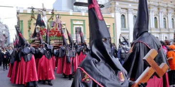 Una procesión por Semana Santa. FOTO: RRSS