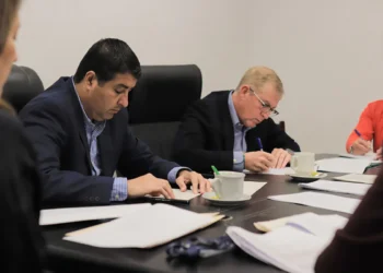 La comisión especial que investiga el caso. Foto: Cámara de Senadores