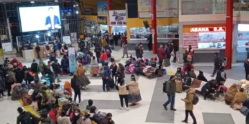 Aumenta la afluencia de pasajeros en la Terminal de Buses de La Paz. FOTO: Terminal de Buses de La Paz