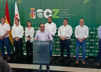 El gobernador saliente de Santa Cruz, Luis Fernando Camacho. Foto: RRSS