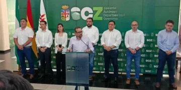 El gobernador saliente de Santa Cruz, Luis Fernando Camacho. Foto: RRSS