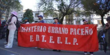 Una marcha del magisterio urbano. FOTO: APG