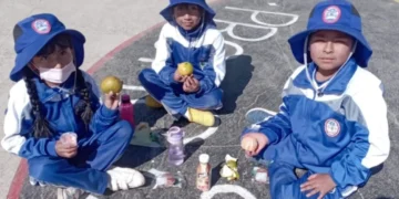 Estudiantes de El Alto se quedan sin desayuno escolar debido a los bloqueos. FOTO: GAMEA