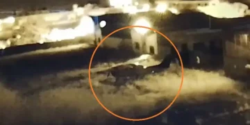La avioneta fue retirada del hangar/Captura Red UNO