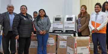 Visión Mundial entregó equipos de oxígeno al Ministerio de Salud. FOTO: Ministerio de Salud