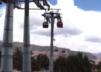 Las líneas Roja y Morada suspenden servicio por amenazas de movilizados. FOTO: Mi Teleférico