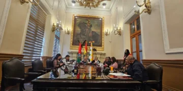 Concejales de Innovación Humana ausentes en la sesión. FOTO: Concejo Municipal de La Paz