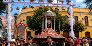 Procesión de Corpus Christi en Potosí. FOTO: Ministerio de Turismo