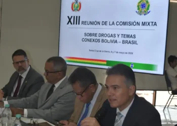 Justiniano durante su participación en el evento/Ernesto Justiniano