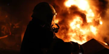 Grupos de bomberos de Ucrania combaten las llamas/Volodimir Zelenski
