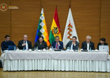 Encuentro departamental de La Paz. Foto: Ministerio de Gobierno