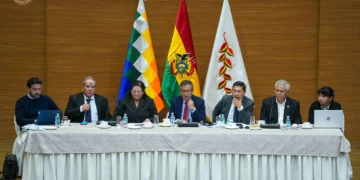 Encuentro departamental de La Paz. Foto: Ministerio de Gobierno