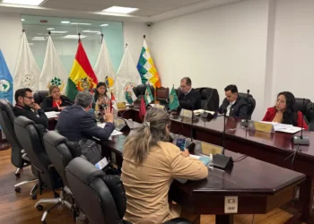 Supraestatales en sesión. Foto; Supraestatales Bolivia