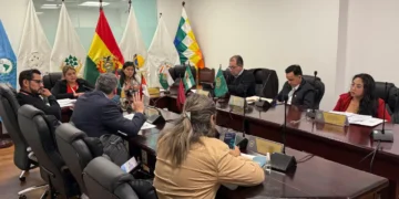 Supraestatales en sesión. Foto; Supraestatales Bolivia