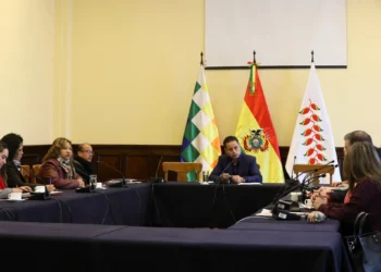 Reunión de bancadas en la Vicepresidencia. Foto: Vicepresidencia