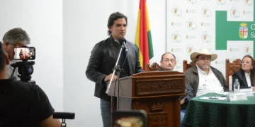 El alcalde de Santa Cruz de la Sierra, Manuel Saavedra. Foto: RRSS