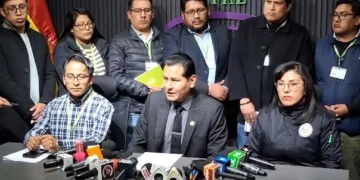 El fiscal de La Paz da detalles del trabajo del grupo de fiscales/Captura de pantalla