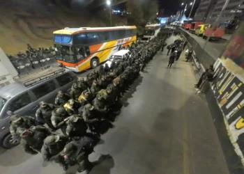 Operativo policial.