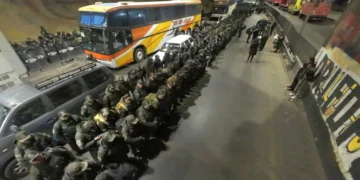 Operativo policial.