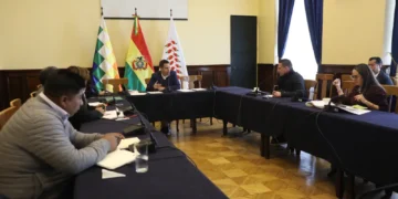 Reunión en la Vicepresidencia. Foto: Vicepresidencia