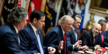 Trump se reunió con sus colaboradores/Casa Blanca