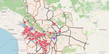 Bloqueos en el país. Foto: Captura