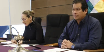 La directiva de la Cámara de Diputados. Foto: Diputados