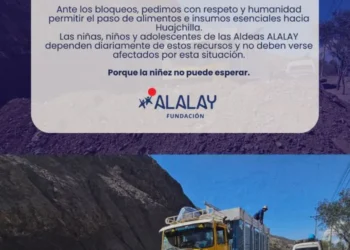 La Fundación Alalay advierte crisis por falta de alimentos. Imagen: Alalay