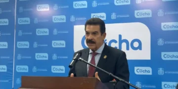 El alcalde de Cochabamba, Manfred Reyes Villa, habla del tema de la basura/Alcaldía de Cochabamba