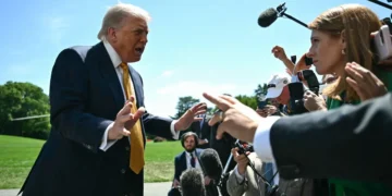 Trump habló sobre Cuba con los periodistas/AFP