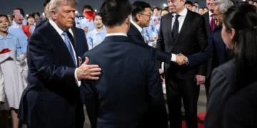Trump inició una visita a China/AFP