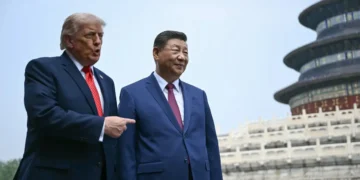 Trump y Xi Jinping en su encuentro en Pekín/AFP