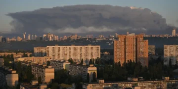 Rusia mandó un ataque masivo contra Kiev el domingo/AFP