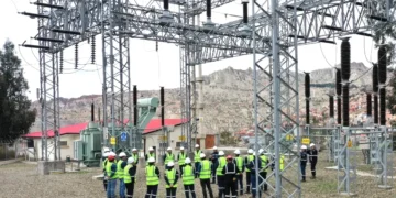 Una planta eléctrica de ENDE en La Paz.
Foto: ENDE