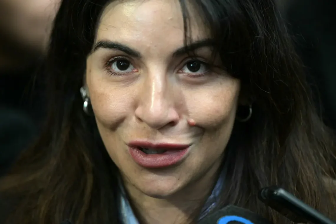 Gianinna Maradona, hija del astro del fútbol mundial (AFP)