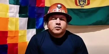 El secretario ejecutivo de la COB, Mario Argollo.
Captura RRSS